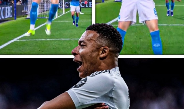 华体会官网-小麦进球后做姆巴佩同款庆祝动作，可惜进球因毫米级越位被吹掉